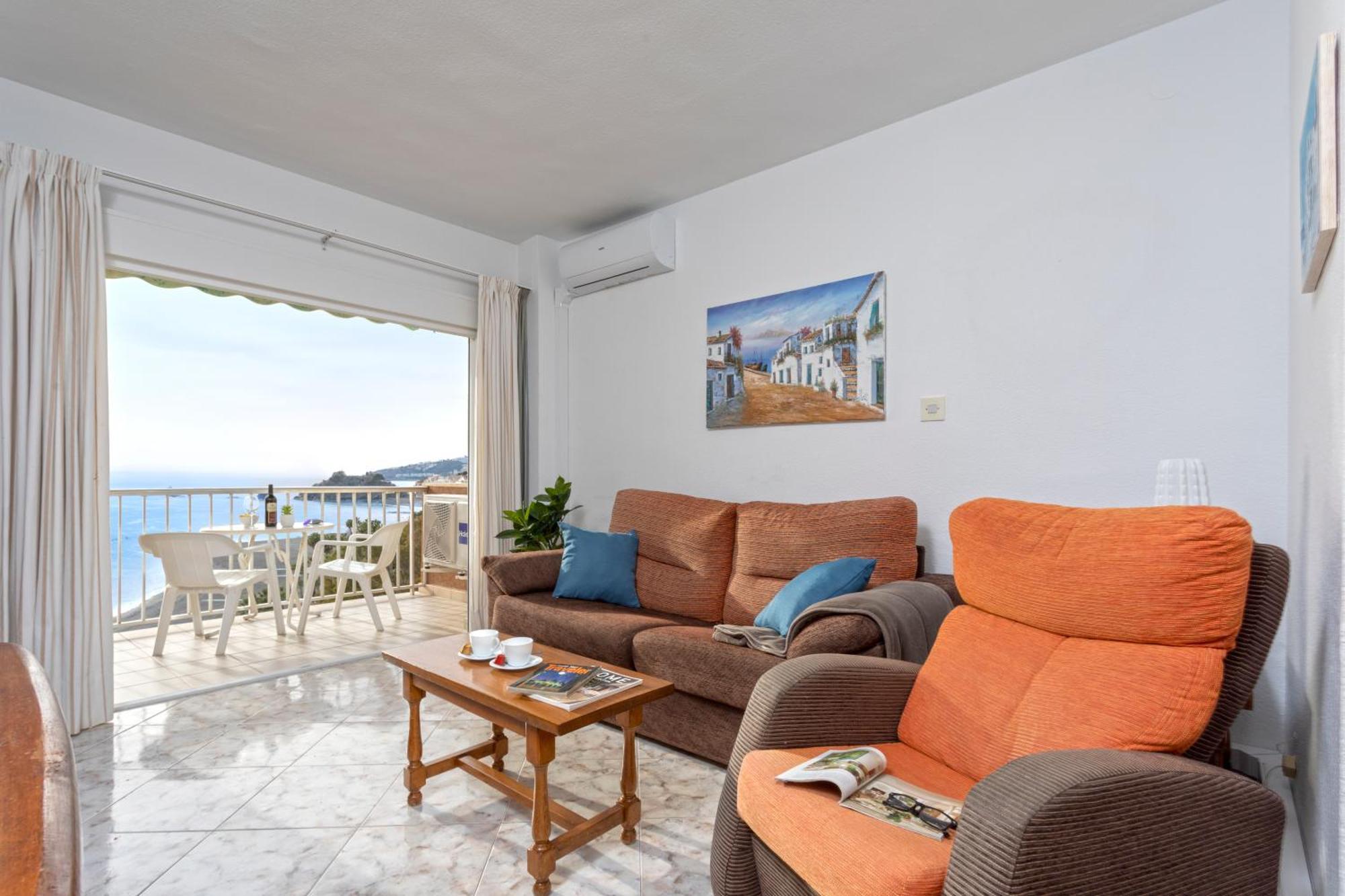 1003 - Seafront Apartment On El Paseo - Air Conditionning - Wi-Fi - Smart Tv Almuñécar Zewnętrze zdjęcie